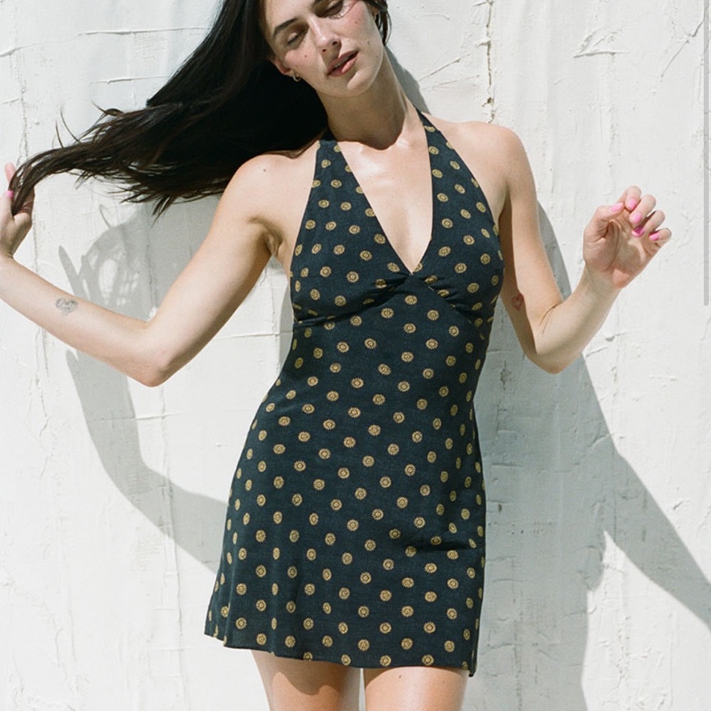 Realisation Par Leila Mini Dress in sunburst